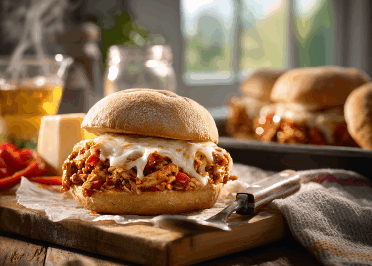 Delicious Philly Cheese Turkey Sloppy Joes