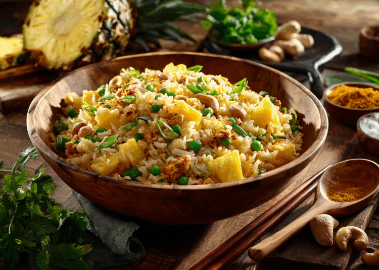 Sweet Thai-Style Pineapple Fried Rice