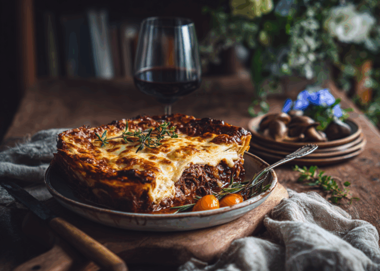 Appetizing Australia Beef Cheek Lasagne