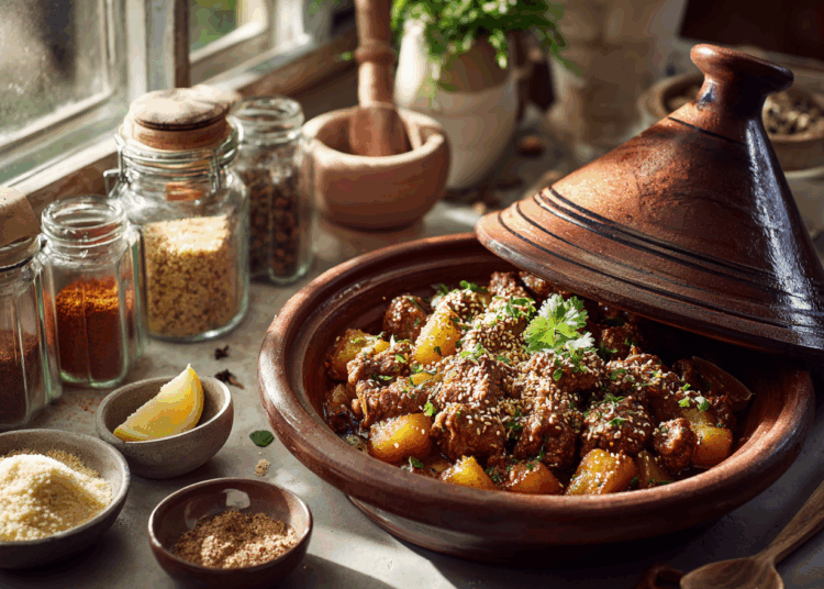 Aromatic Lamb And Quince Tagine