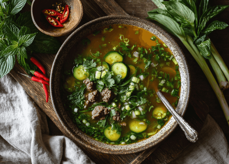 Full Flavoured Thai Beef Soup 1