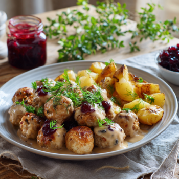 20-Minute Easy Fruity Swedish Meatballs 2 20-Minute Easy Fruity Swedish Meatballs