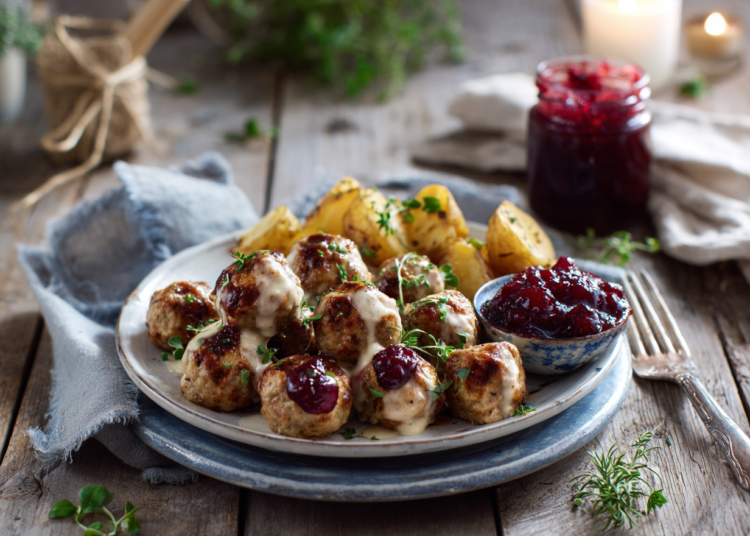 20-Minute Easy Fruity Swedish Meatballs 1 20-Minute Easy Fruity Swedish Meatballs