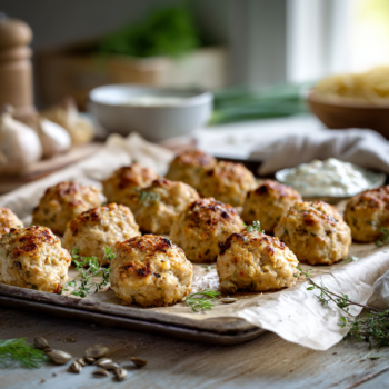 Juicy Fennel Chicken Meatballs