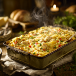 Rich And Creamy Baked Chicken Spaghetti