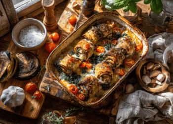 Caramelized Onion Chicken Rollatini