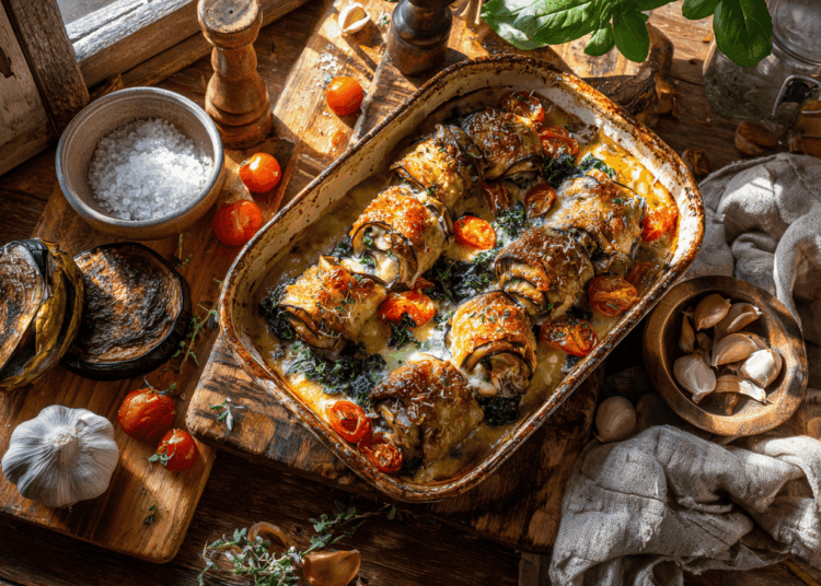 Caramelized Onion Chicken Rollatini 1 Caramelized Onion Chicken Rollatini