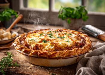 Scrumptious Bolognese Pie