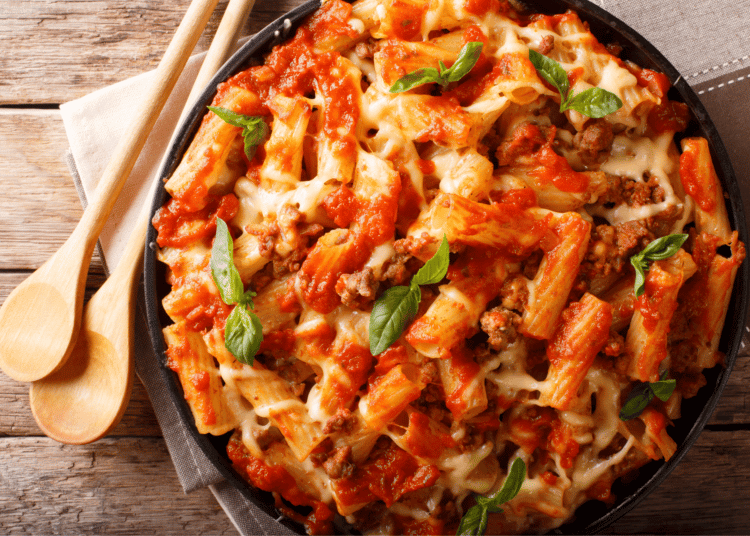 Super Cheesy Sausage Ziti