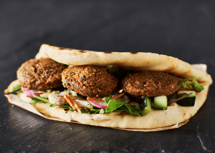 Appetizing Chilli Patties And Freshly Baked Pita Pockets