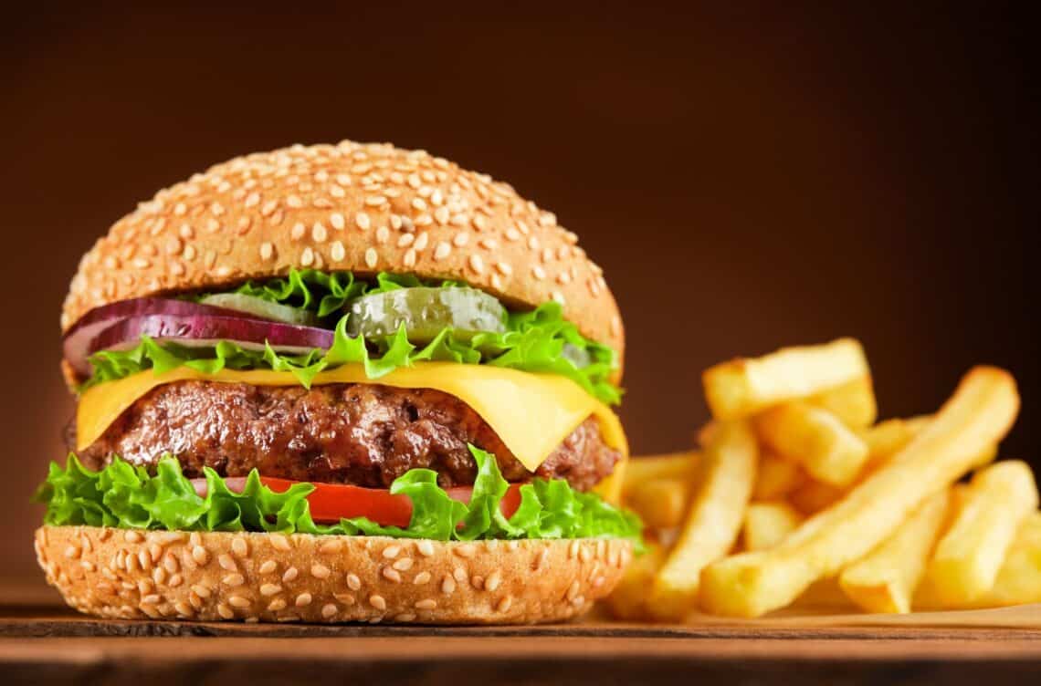 The Perfect Flavorful Spicy Pork Burgers Served With Fries