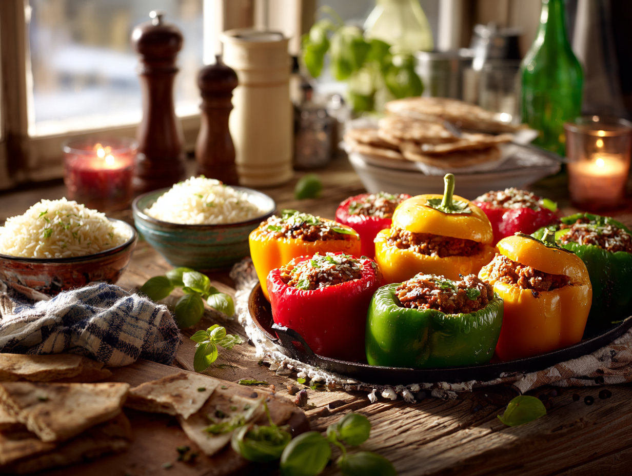 Old-Fashioned Stuffed Bell Peppers Recipe