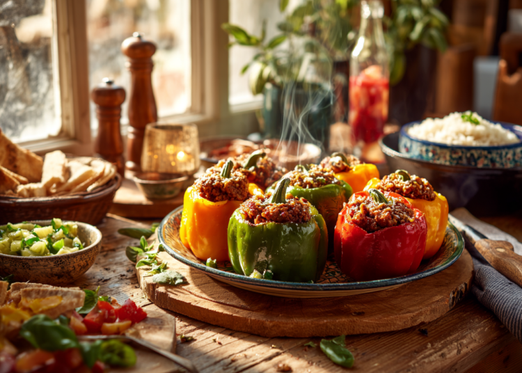 Old-Fashioned Stuffed Bell Peppers Recipe