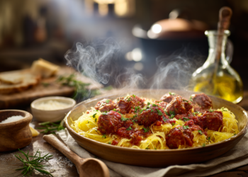 Delightful Spaghetti Squash And Meatballs
