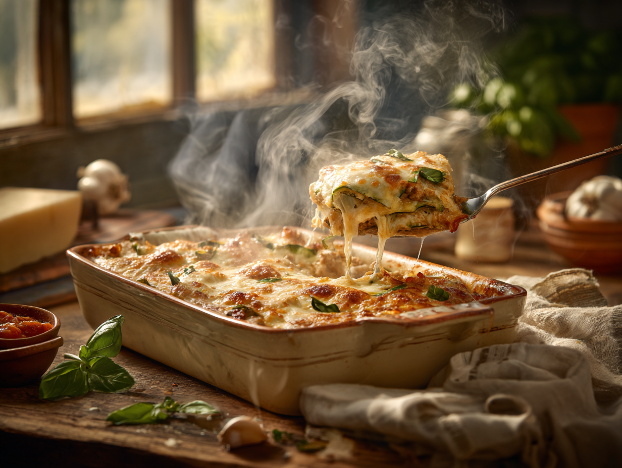 Healthy Gluten-Free Chicken Zucchini Casserole 2 Healthy Gluten-Free Chicken Zucchini Casserole