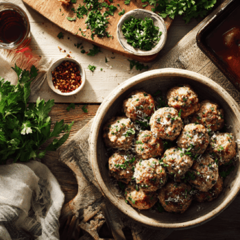 Quick And Easy Herbed Meatballs