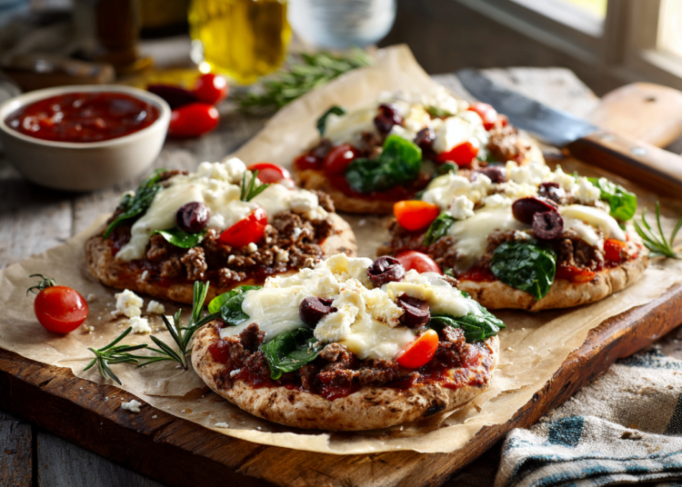 Delicious Mini Mediterranean Pizza Recipe 1 Delicious Mini Mediterranean Pizza Recipe