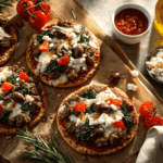 Delicious Mini Mediterranean Pizza Recipe