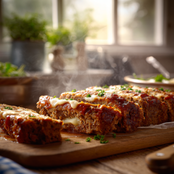 Cheesy Healthy Meatloaf Recipe