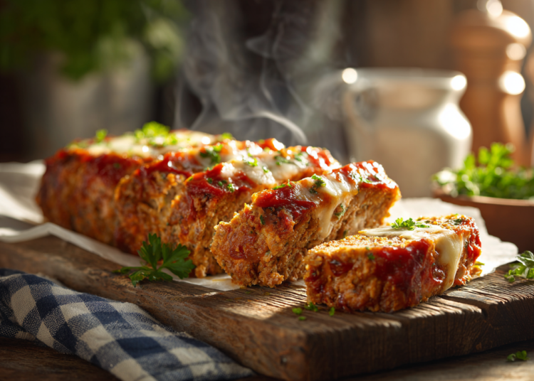 Cheesy Healthy Meatloaf Recipe
