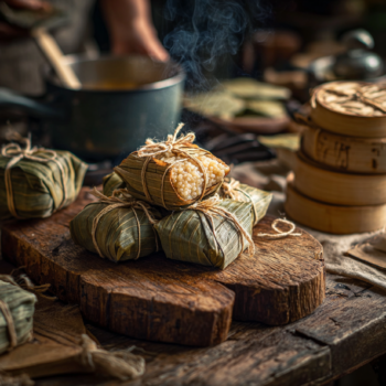 Five-Ingredient Pork Sticky Rice Dumplings