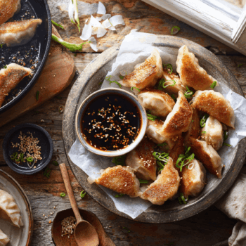 Juicy Pork Dumplings With Black Vinegar
