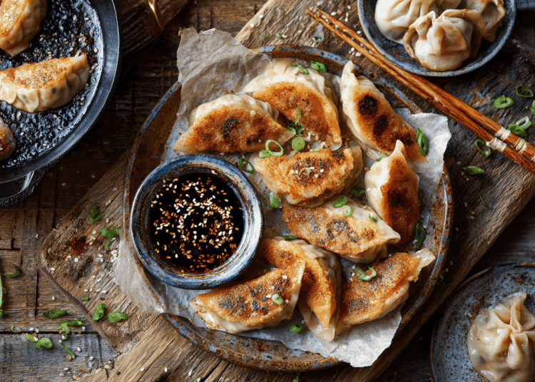 Juicy Pork Dumplings With Black Vinegar