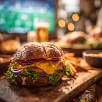 Scrumptious Superbowl Turkey Burgers