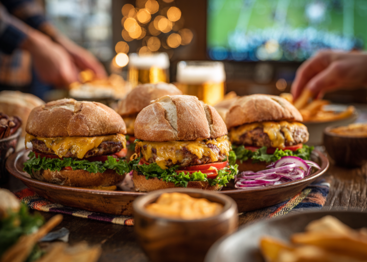 Scrumptious Superbowl Turkey Burgers