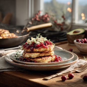 Gourmet Chicken Patties With Cranberry Compote 2 Gourmet Chicken Patties With Cranberry Compote