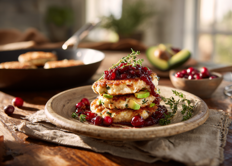 Gourmet Chicken Patties With Cranberry Compote 1 Gourmet Chicken Patties With Cranberry Compote