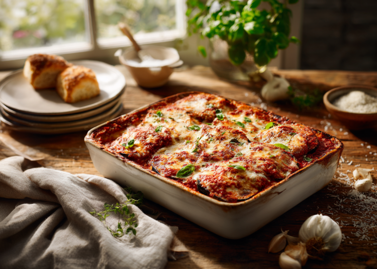 Healthy Gluten-Free Eggplant Parmesan Recipe
