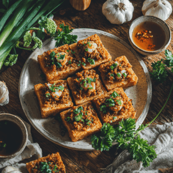 Savory Thai Beef Toast