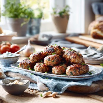 Healthy And Luscious Greek Meatballs