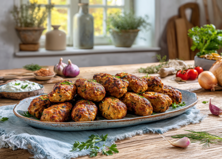 Healthy And Luscious Greek Meatballs