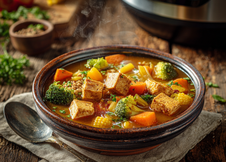 Scrumptious Slow Cooker Tofu Stew Recipe