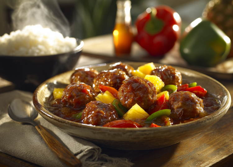 Sweet Hawaiian Meatballs Recipe
