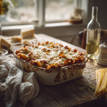 Super Cheesy Sausage Ziti