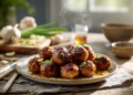 Smoky Cider-Glazed Meatballs