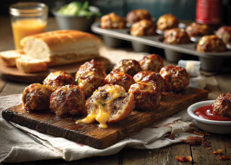 Delicious Philly Cheesesteak Meatballs 1 Delicious Philly Cheesesteak Meatballs