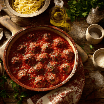 My Neighbor’s Famous Meatballs And Marinara Sauce