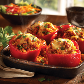 Amazing Turkey And Cornbread Stuffed Peppers2