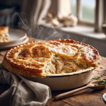 Crusty Chicken Pie With Catupiry Recipe