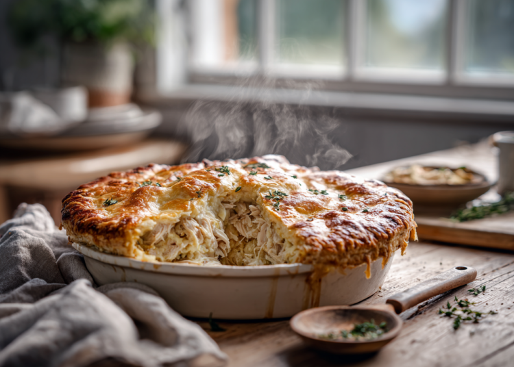 Crusty Chicken Pie With Catupiry Recipe