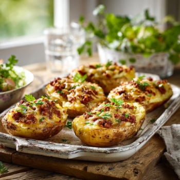 Savoury Meat And Potato Boats 2 Savoury Meat And Potato Boats