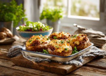 Savoury Meat And Potato Boats
