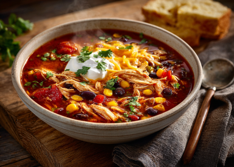 Scrumptious Santa Fe Chicken Chilli Recipe