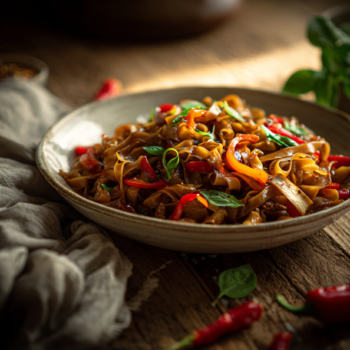 Super Rich Drunken Noodles (Pad Kee Mao)