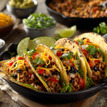 Light And Easy Turkey Tacos With Cauliflower “Rice”