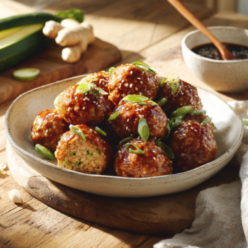 Authentic Asian Chicken Meatballs Recipe2